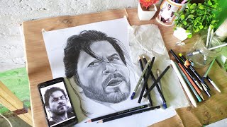 Drawing  Prathan || SRK  Drawing  || Shahrukh Khan Drawing