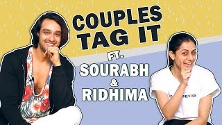 Couples Tag It Ft. Sourabh Raaj Jain \u0026 Ridhima Jain | Nach Baliye 9