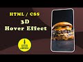ASMR Programming - Create a Beautiful Tilting Card | 3D Hover Effect | CSS Only - No Talking