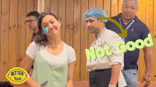 Chef didn’t like my cooking 🥲| Cooking class 😭😭| Angel Rai❤️