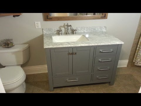 How To Replace A Bathroom Vanity | The Handyman | How To Replace A Bathroom Vanity | The Handyman |