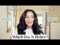 NEW T3 MICRO AIRE 360 VS DYSON AIRWRAP ON CURLY HAIR!