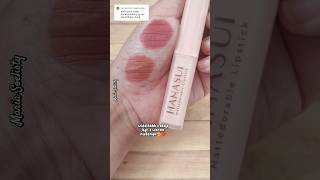 YES INI SPILL TIPIS2 DULU YA🥰 DITUNGGU REVIEW LENGKAPNYA  @MariaSoelisty❤ #hanasui #mattelipstick