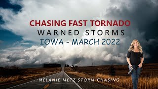 Chasing Fast Tornadic Supercell Storms in March - Iowa 3/5/22