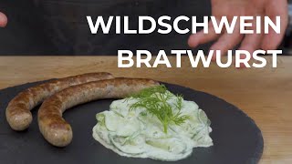 Wildschweinbratwurst selber machen - einfach \u0026 richtig lecker