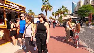 GW - Dubai - Gorgeous Beach walk - Jumeirah Beach Residence JBR - 4K - 60FPS