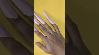 How to make dragon claws | origami claws | paper claws | diy nails #shorts #ytshorts #youtubeshorts