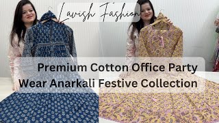 Pure jaipur Cotton office party wear by Lavish Fashion