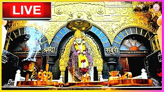 🔴Live Shirdi Sai Baba Aarti Darshan 20  February 2025 |Sai Baba Live Darshan Today