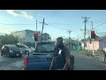 driving antigua and barbuda early morning st. john s city 28 april 2022