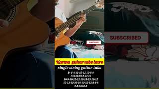 karma guitar tabs intro #shorts #guitarshorts #viral #trending #new