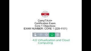 CompTIA A+ core 1 (220-1101) Virtualization and Cloud Computing