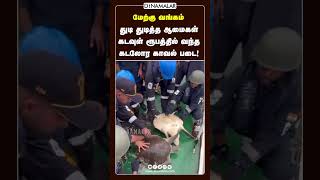 துடி துடித்த ஆமைகள் கடவுள் ரூபத்தில் வந்த கடலோர காவல் படை!