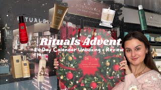 Rituals 24-Day Advent Calendar Unboxing ✨ Skincare, Haircare, Body & Candle Surprise