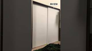 扉の塗装をしました。部屋内の為、低臭の水性塗料で塗装しています。#paintingthedoor #waterbasedpaint #renovation #所沢市