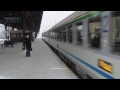 polish passenger train ep07 1017 tlk passing zawiercie station poland 08 01 2010