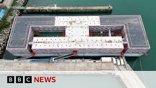 Bibby Stockholm barge migrants moved over Legionella bacteria fears - BBC News