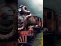 AI Nature Shorts: Travel Discovered | Abandoned train and snake #trending #art