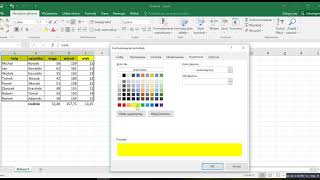 Excel cw12 Formatujemy komórki arkusza kalkulacyjnego