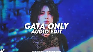 Gata Only (Slowed/Synced) - Floyymenor Ft. Cris Mj [Edit Audio]