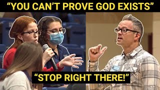 Atheist Students Challenge Christian About God (Insightful Response!)