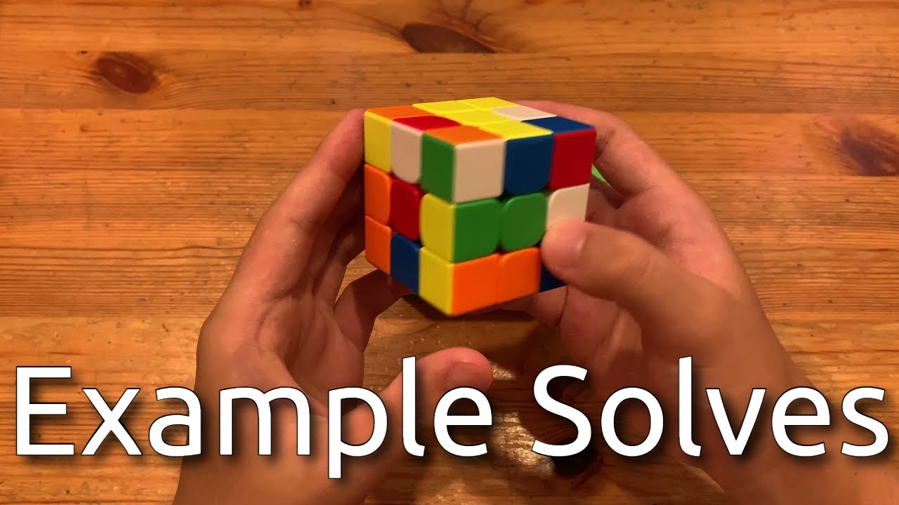Advanced Rubik S Cube Example Solves Youtube