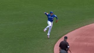 DET@TOR: Tulo makes a terrific leaping throw to first