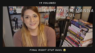 Final Right Stuf Haul- September Manga Haul