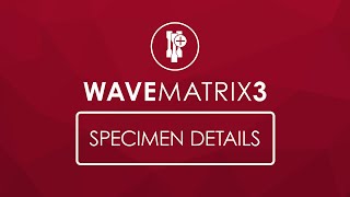 Instron® | WaveMatrix3 | Specimen Details