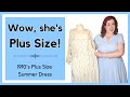 Plus Size 1910's Dress! (Yes, Plus Size people have always existed)