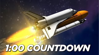 🚀 1 Minute Countdown to Liftoff! 🚀 60 second Space Rocket Launch