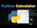Calculator Program in Python | GUI with Tkinter