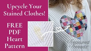 Heart To Art PDF Pattern - Applique a stain AWAY!