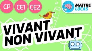 Vivant et non vivant CP - CE1 - CE2 - Cycle 2 - Questionner le monde - Le monde du vivant