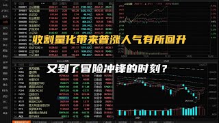 收割量化带来普涨人气有所回升，又到了冒险冲锋的时刻？