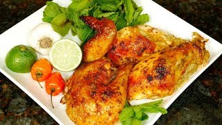 Crispy Garlic Lime Mint Chicken