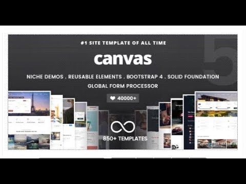 Canvas | The Multi-Purpose HTML5 Template | Themeforest Templates - YouTube