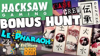 €1500 BONUS HUNT ON HACKSAW GAMING SLOTS | NO BONUS BUYS JUST BIG WINS???