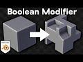 How to Use the Boolean Modifier in Blender (Tutorial)