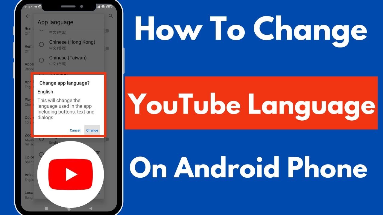 How To Change Youtube Language On Android Youtube How To Change Youtube Language On Android Youtube