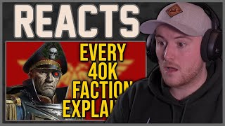 Royal Marine Reacts To Warhammer 40k Every Faction Explained | Part 1