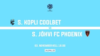 S. Kopli City FC - S. Jõhvi FC Phoenix, Saalijalgpalli meistriliiga 2024