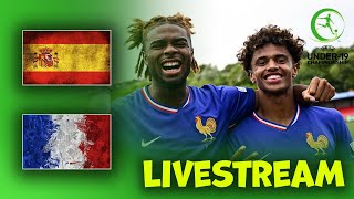 France v Spain euro u19 football championship 22-07-2024