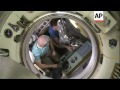 Two ISS crew members prepare to return to Earth