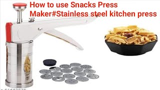 #How to use Snacks Press Maker#stainless steel kitchen press#Shorts video