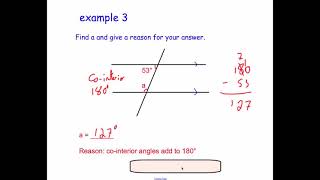 Angles Parallel Lines Corbettmaths
