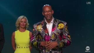 Monty Williams receives the first Sager Strong Award at the 2017 NBA Awards | NBA on TNT