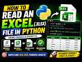 How to read excel file in Python | read .xlsx file using Pandas in Python