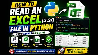 How to read excel file in Python | read .xlsx file using Pandas in Python