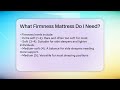 what firmness mattress do i need sleep wellness workshop